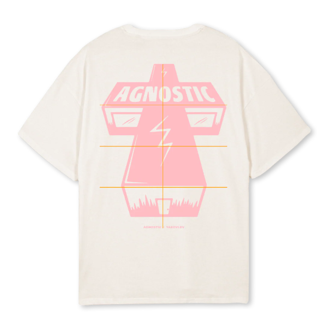 HWAGN Vintage White Oversized Tee. - Image 2