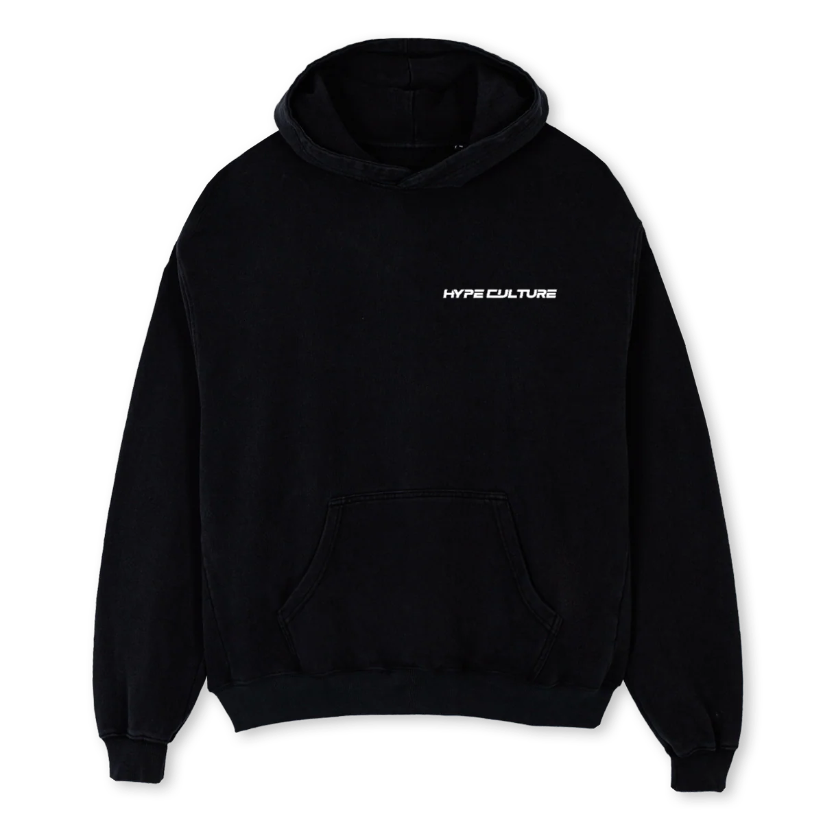HYPEONE Black Oversized Hoodie.