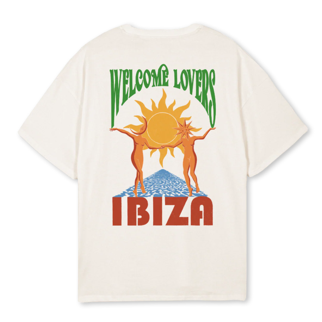 IBIZATEE Vintage White Oversized Tee. - Image 2