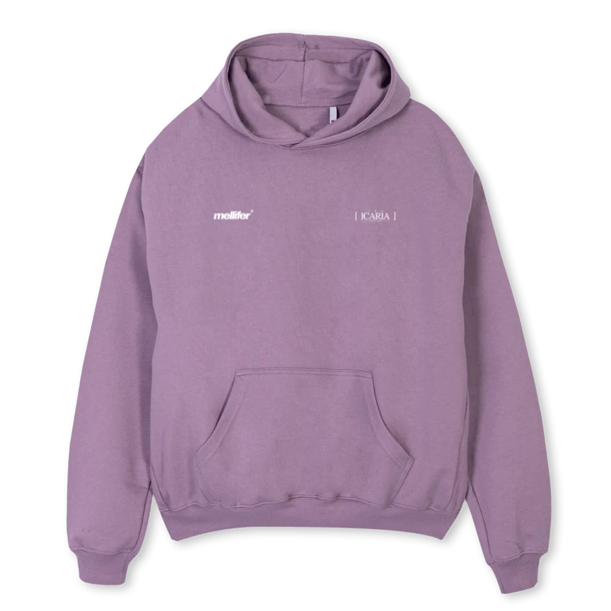ICARIA UNO MORADO  Purple Oversized Hoodie.