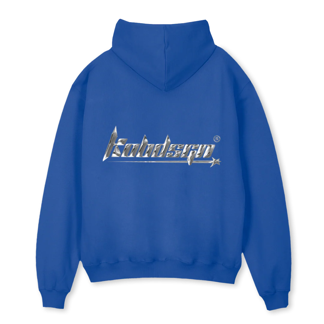 ICE Cobalt Blue Oversized Hoodie.