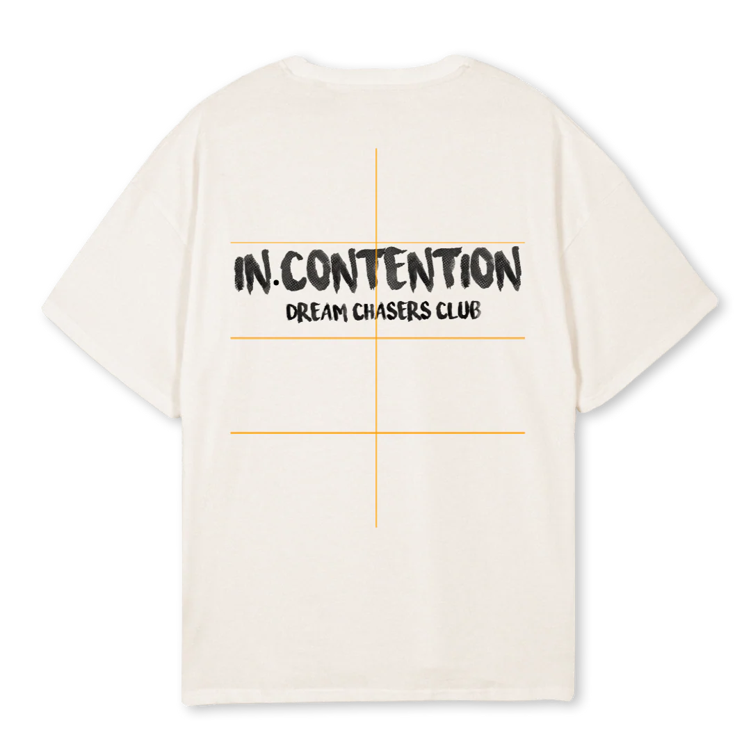 ICONDCC Vintage White Oversized Tee. - Image 2