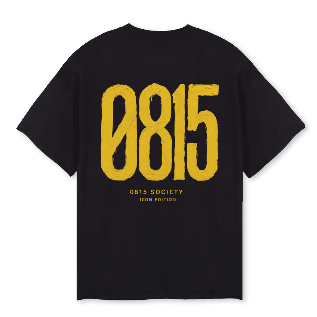 ICONYELLOW Black Oversized Tee. - Image 2