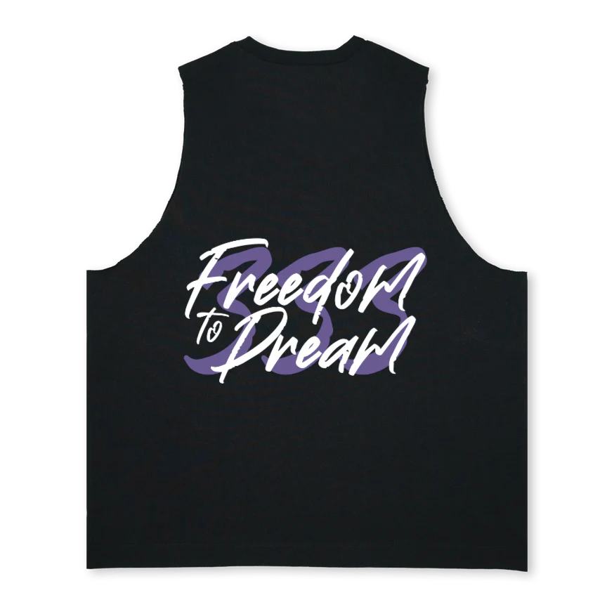 FTDOVSZ ULTRA VIOLET_DB Deep Black Oversized Vest - Image 2