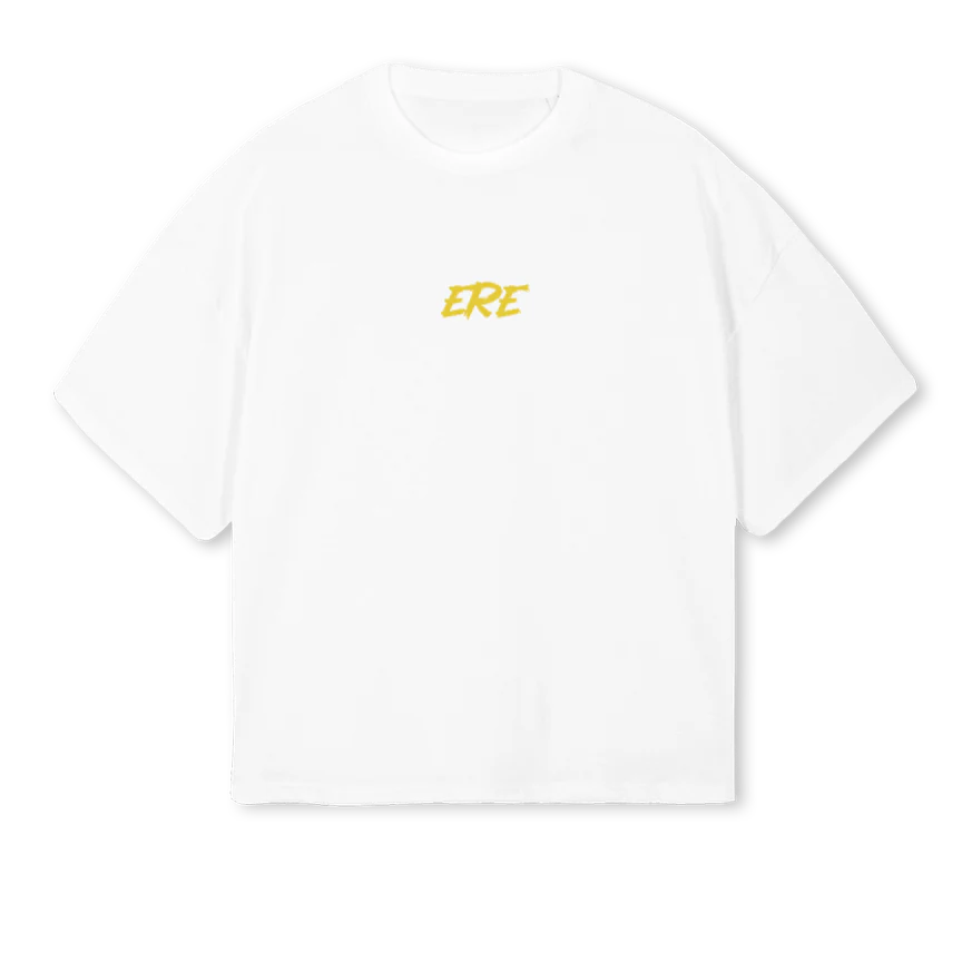IIERESAMPLESIX White Oversized Boxy Tee.