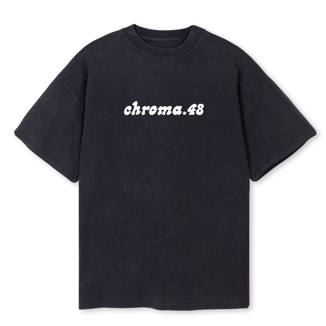 IKNOWYOUDONTCARE Vintage Black Oversized Tee.