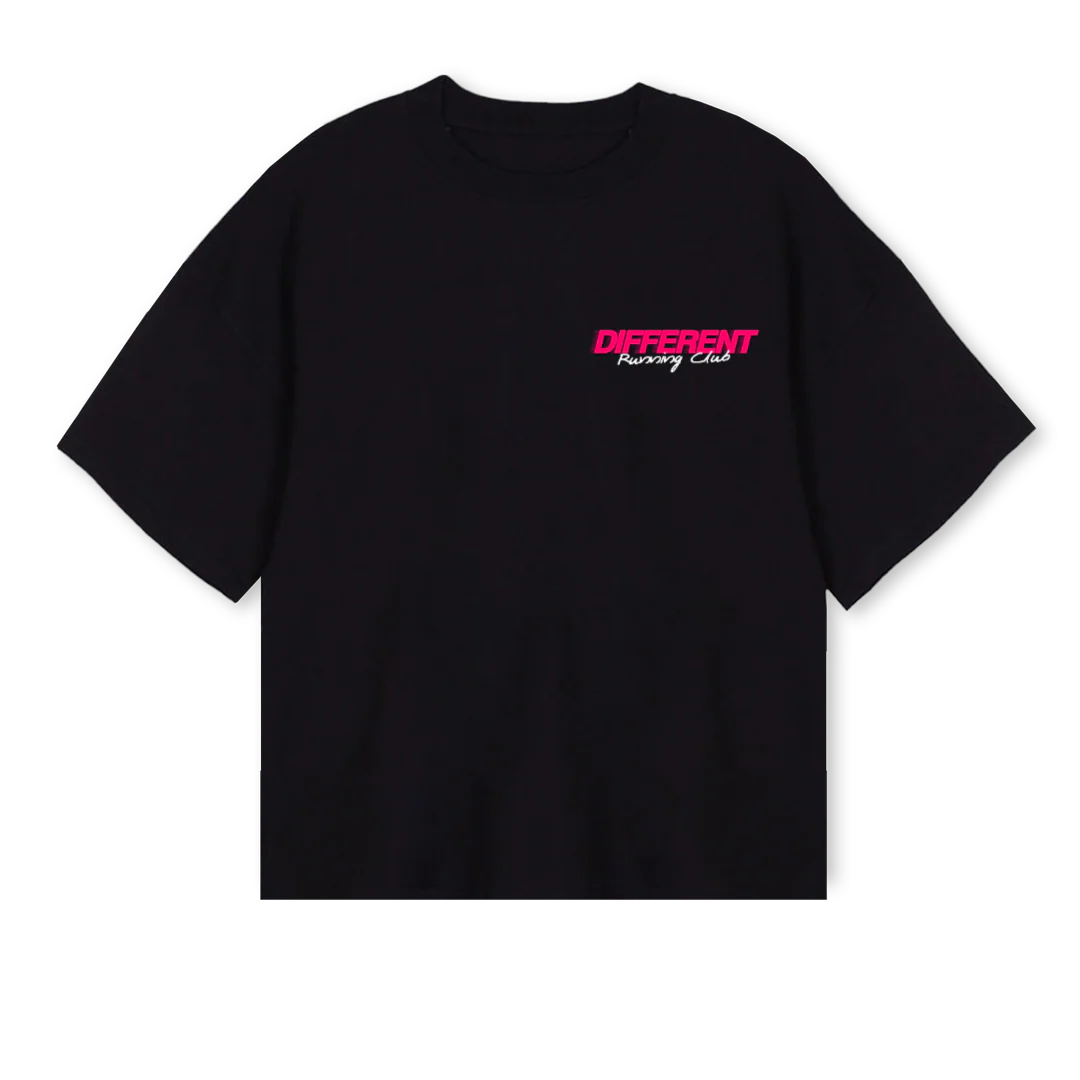 ILIKEYOURPACEBP Black Oversized Boxy Tee.