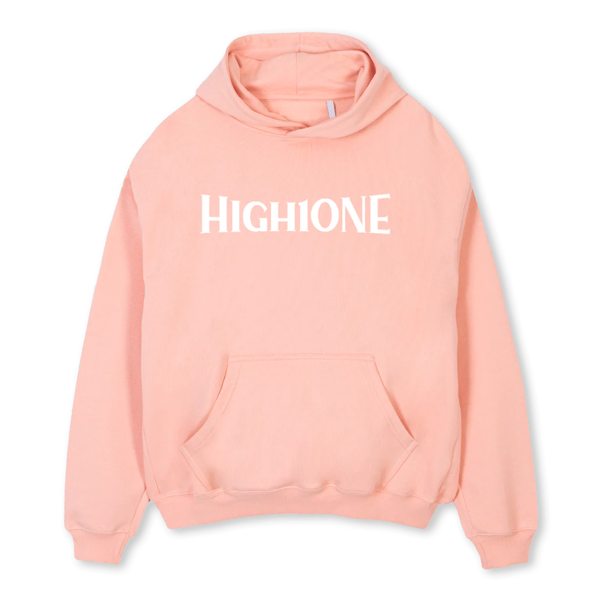 ILK BASKI OSH Pink Clay Oversized Hoodie.
