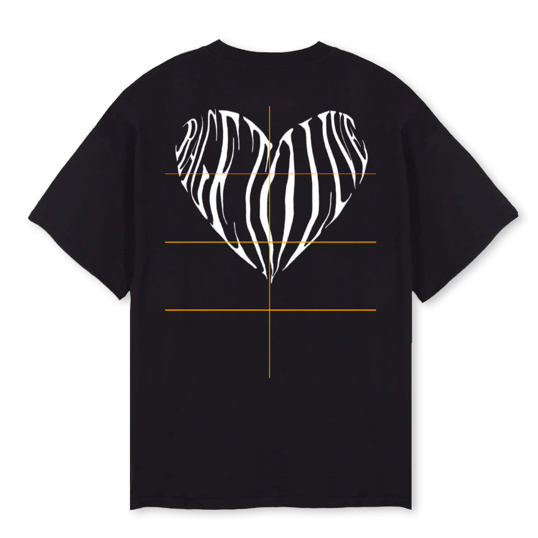 IMDSTUDIOS Black Oversized Tee. - Image 2
