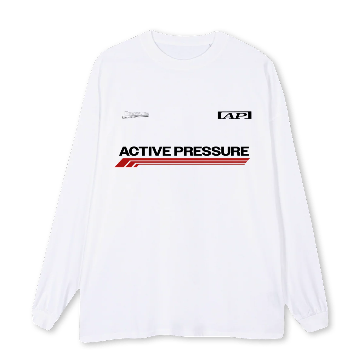 IMPORTLONGSLEEVE White Oversized LS Tee.