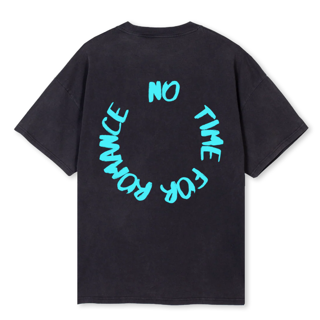 INADEQUATE SS Vintage Black Oversized Tee. - Image 2