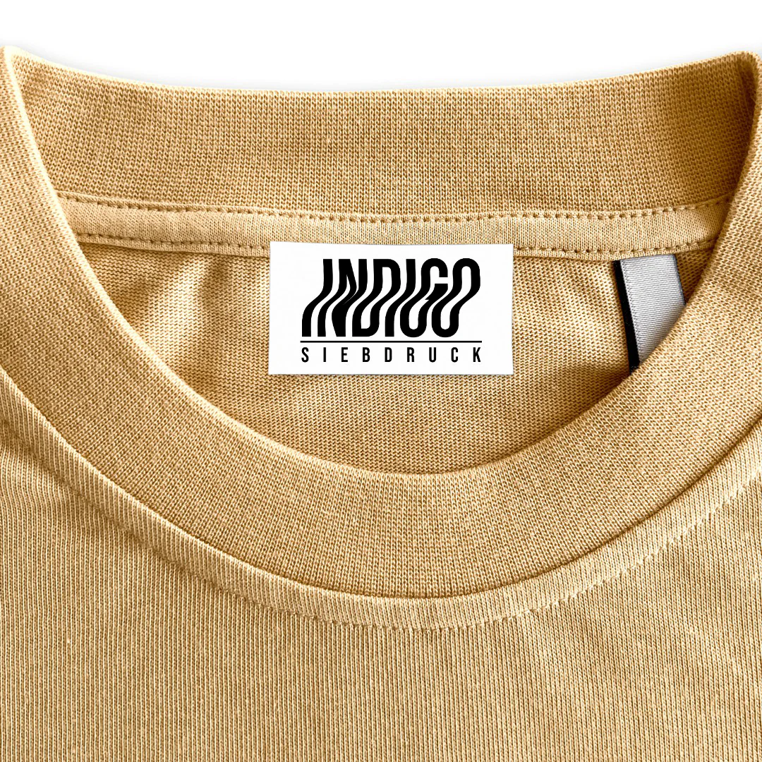 INDIGO Custom Neck Label.