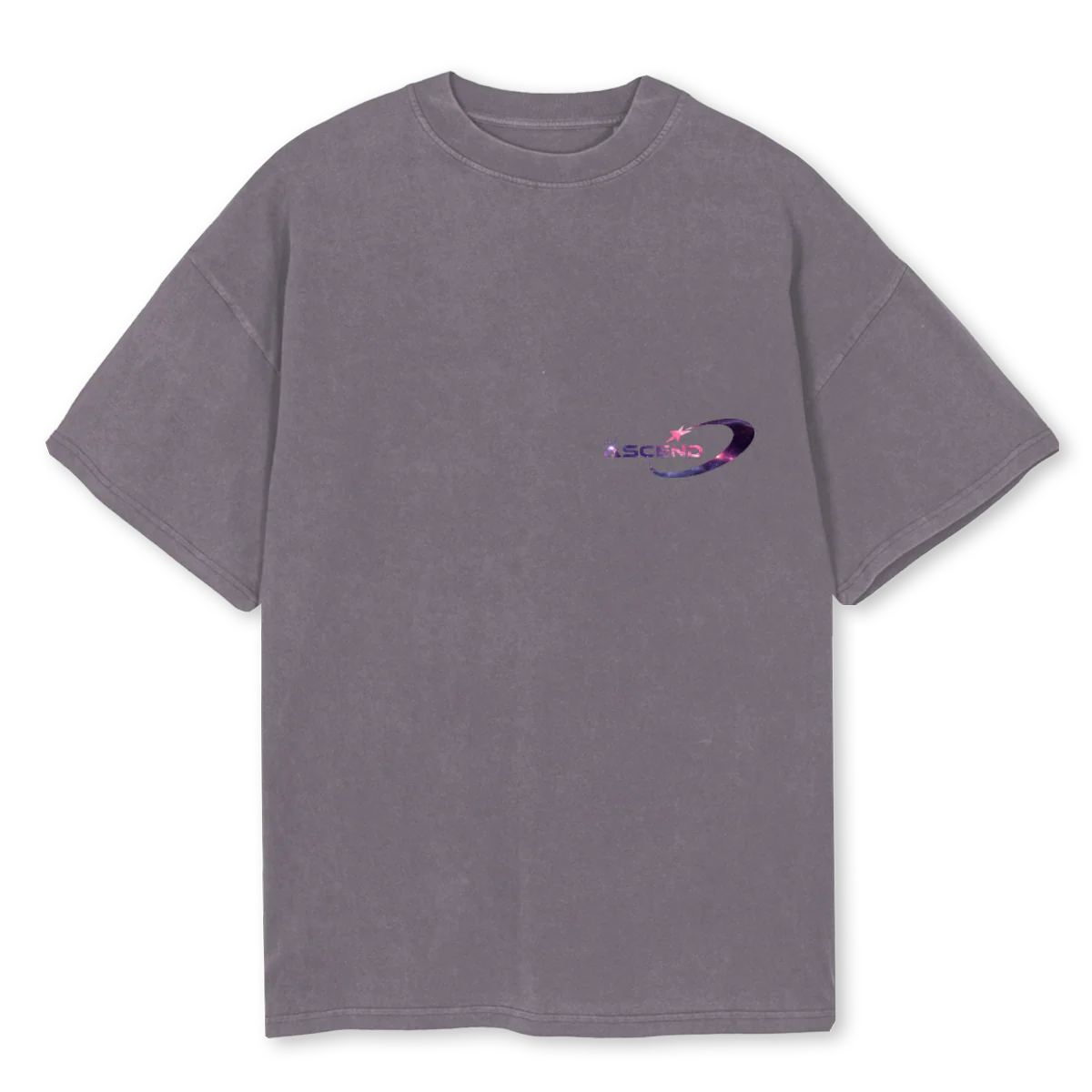 INNERSTELLAR_1 Pigment Grey Oversized Tee.