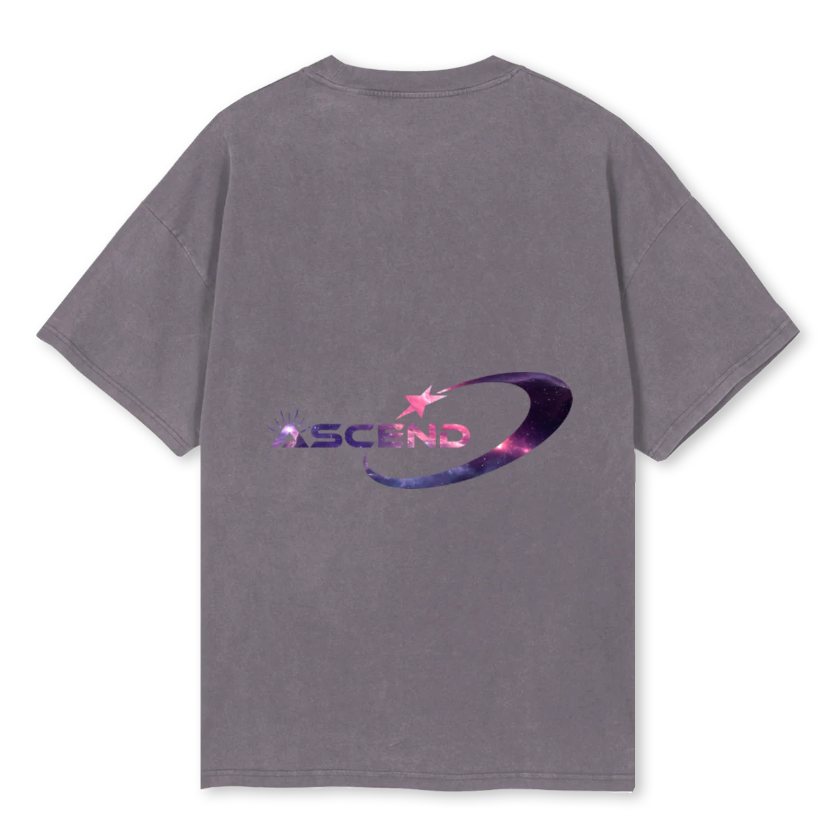 INNERSTELLAR_1 Pigment Grey Oversized Tee. - Image 2