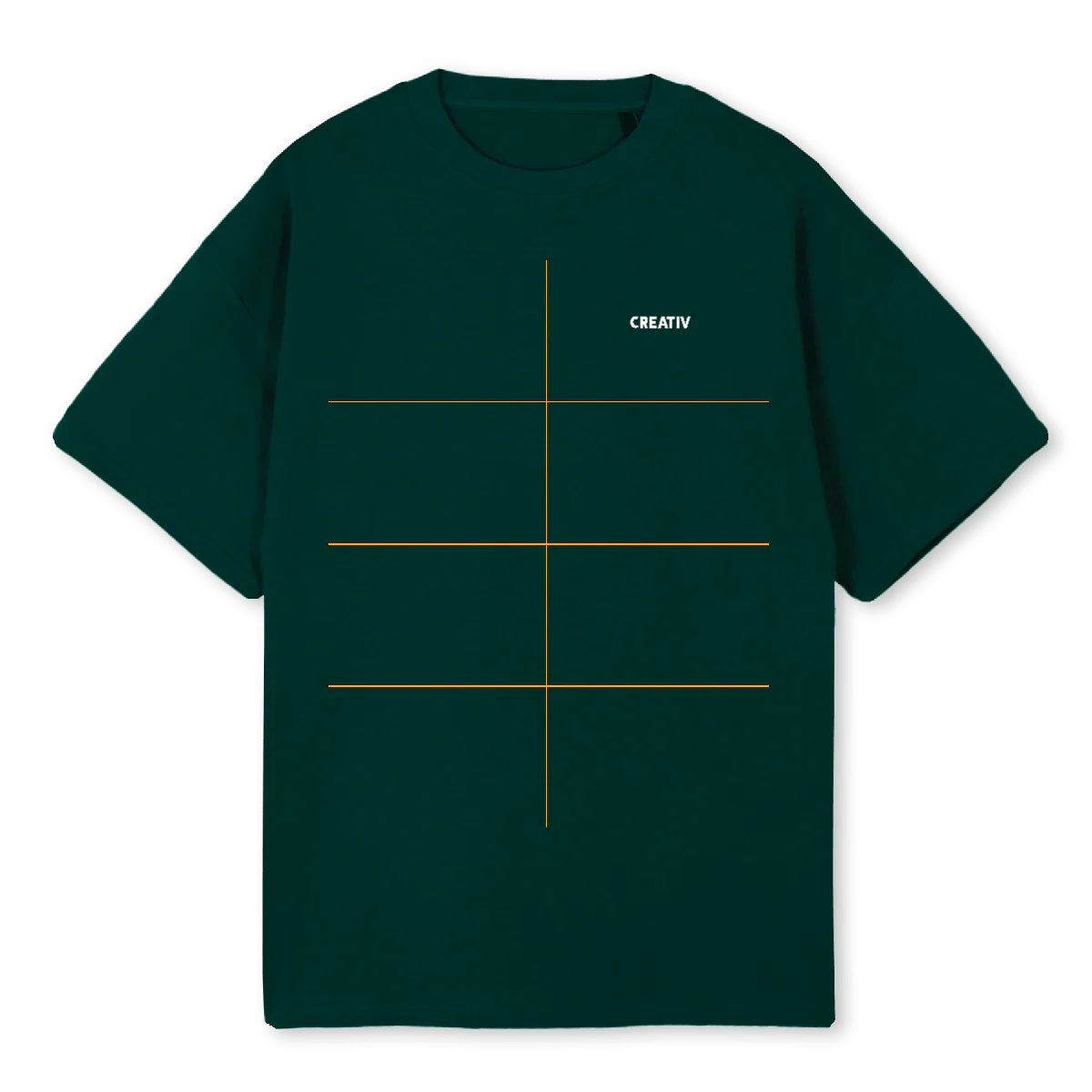 INSP CREATION GREEN  Wild Green Oversized Tee.