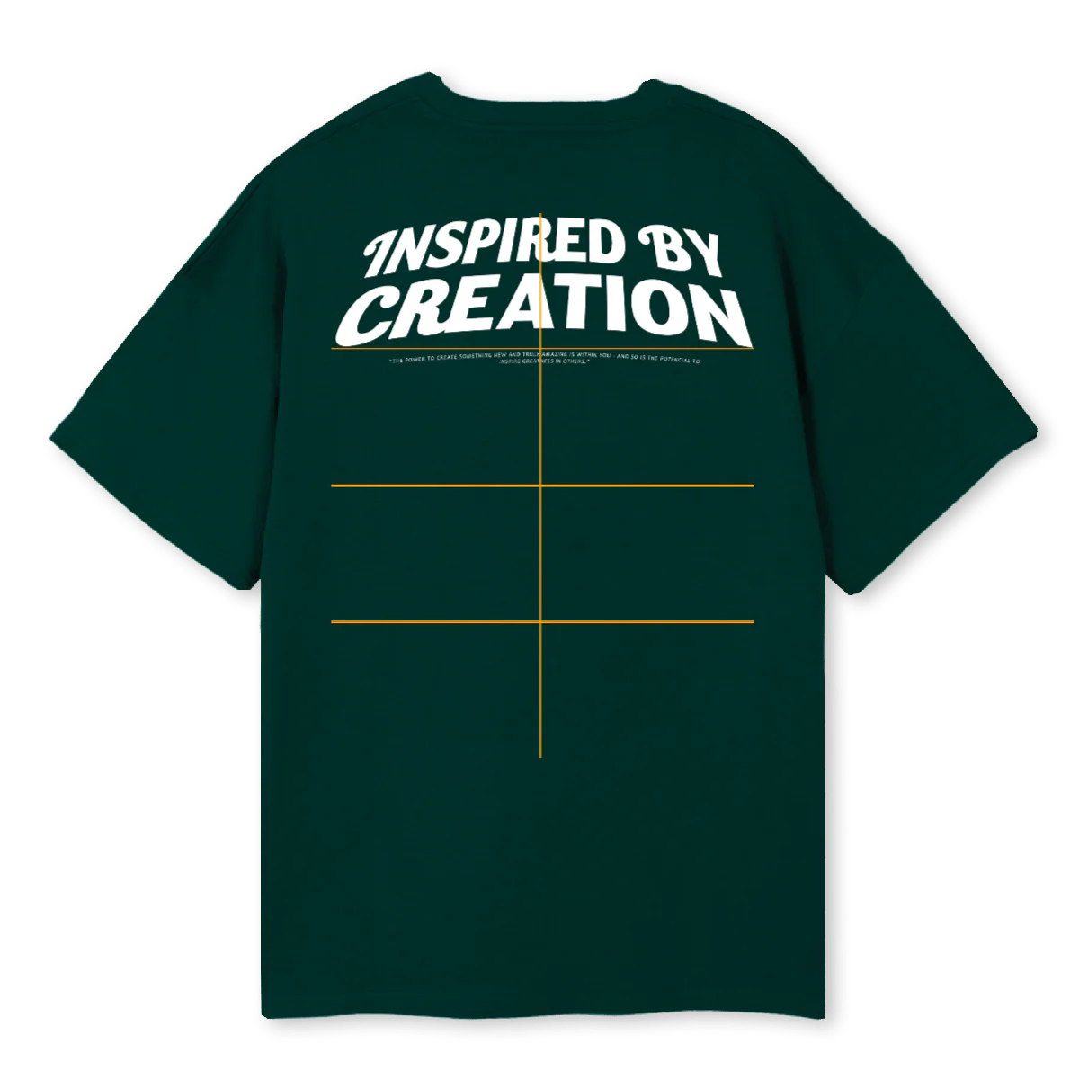 INSP CREATION GREEN Wild Green Oversized Tee. - Image 2