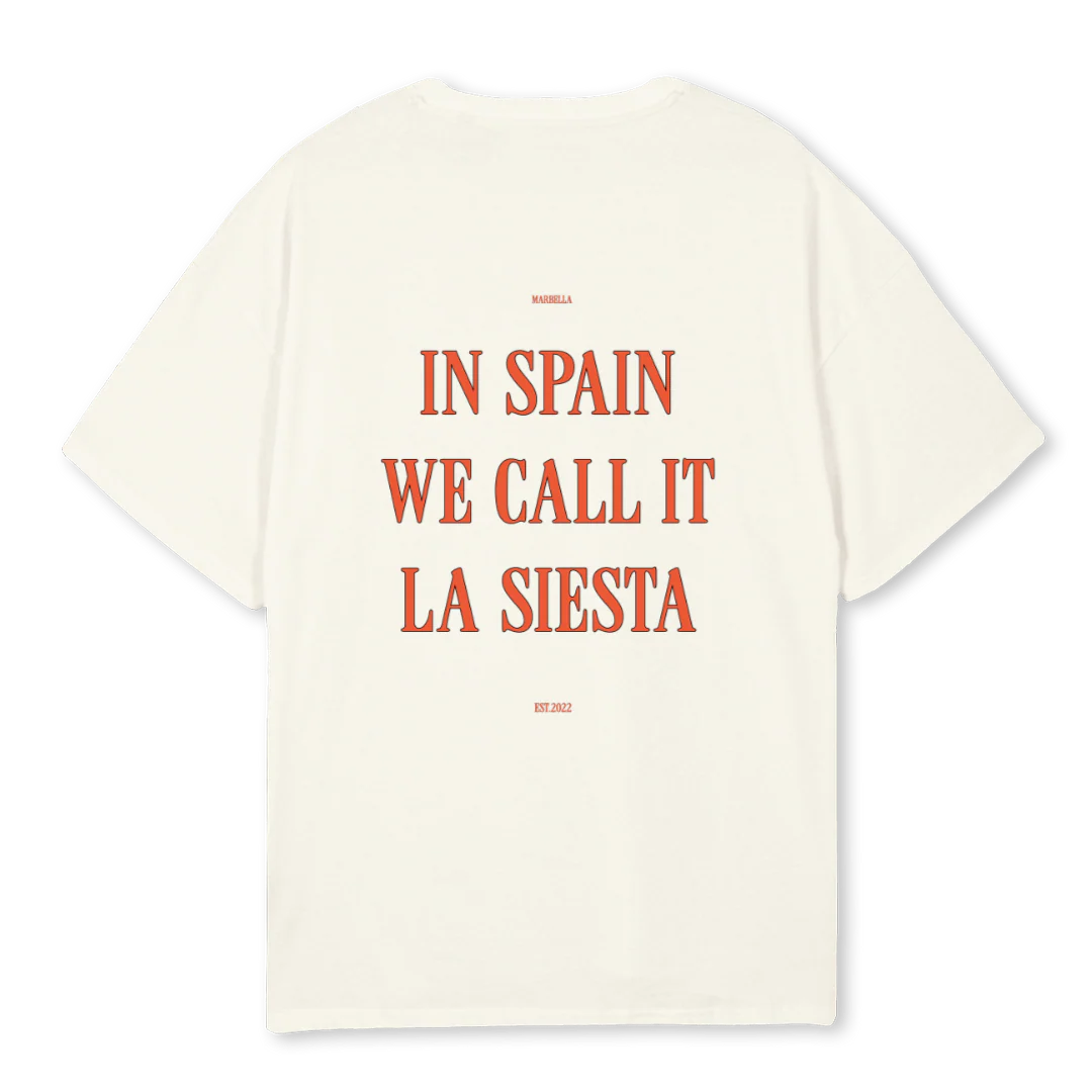 INSPAINOFICIAL Cream Oversized Tee. - Image 2