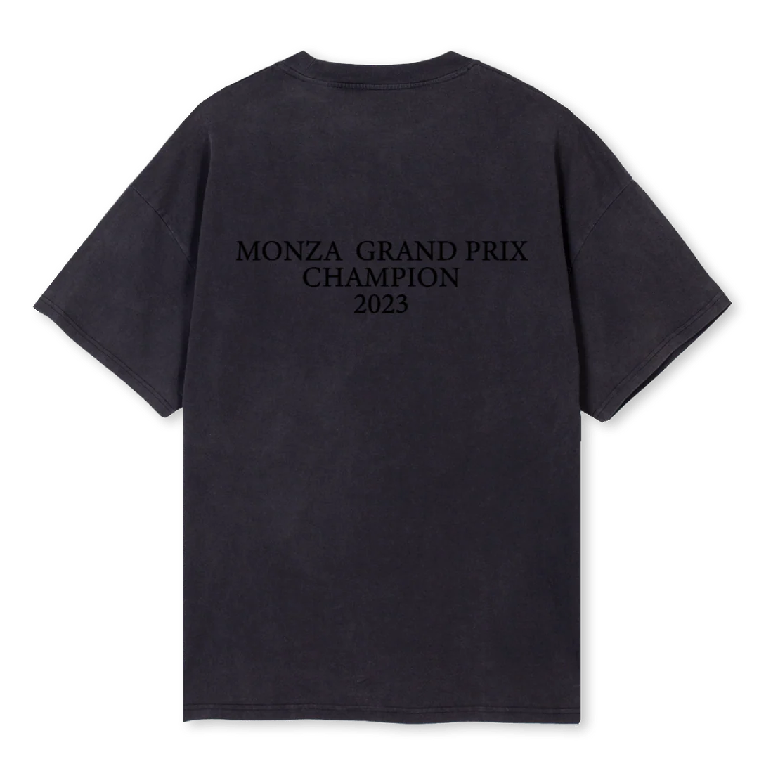 INTERNATIONAL  Vintage Black Oversized Tee. - Image 2
