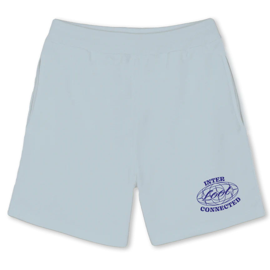 INTERSHORTSBLUE Cold Blue Relaxed Sweatshorts.