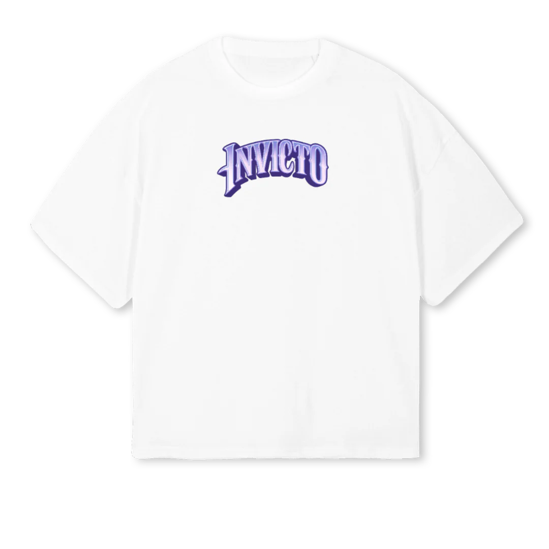 INVICTOSW White Oversized Boxy Tee.