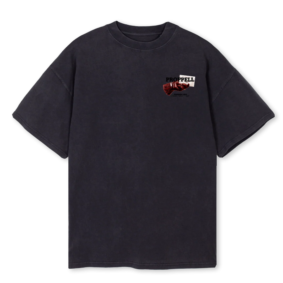 INVITATION ONLY_VB Vintage Black Oversized Tee.