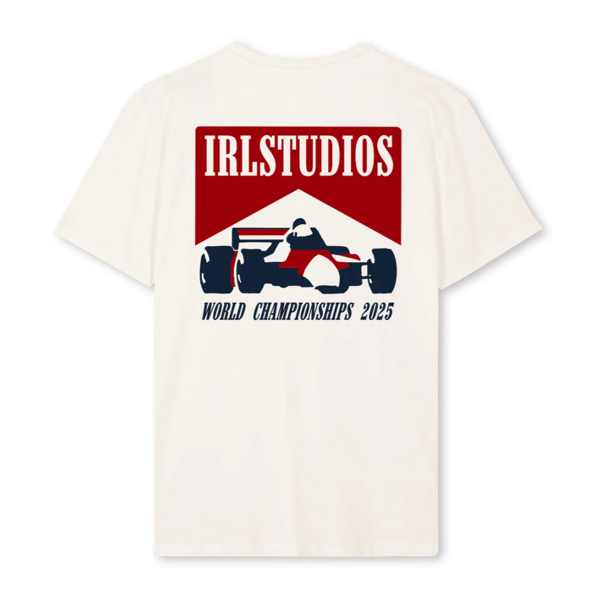 IRLRACINGTEAM Vintage White Regular Tee. - Image 2