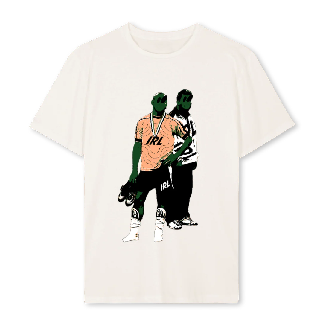 IRLSTUDIOSGRAPHICTEE Vintage White Regular Tee.