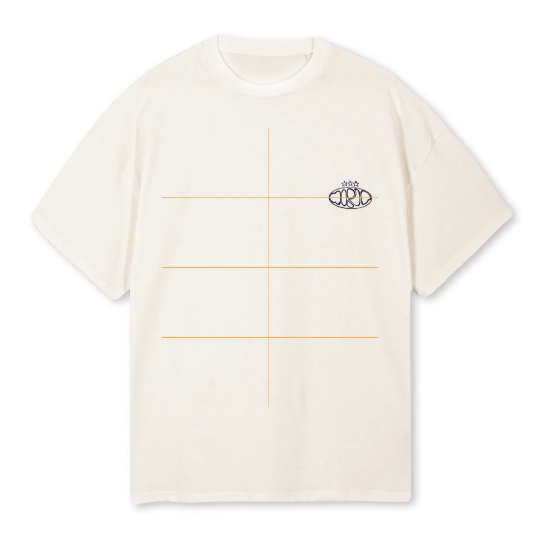 IRLSTUDIOSTWO Vintage White Oversized Tee.