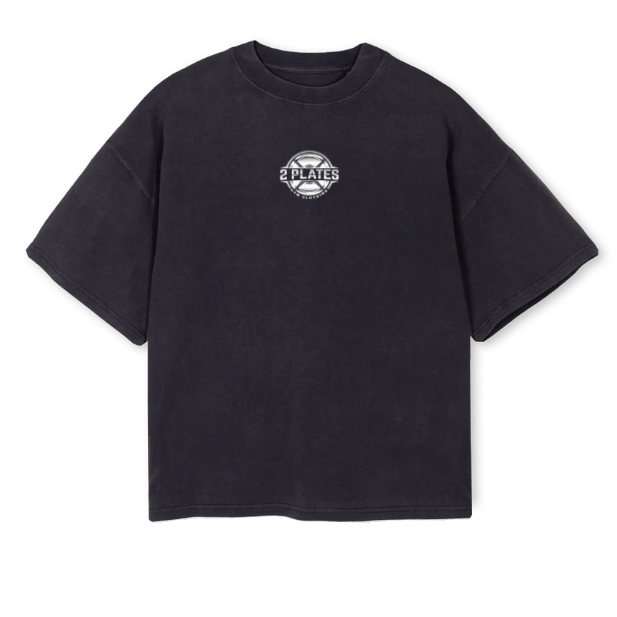 IRONWINGSSHIRT  Vintage Black Oversized Boxy Tee.