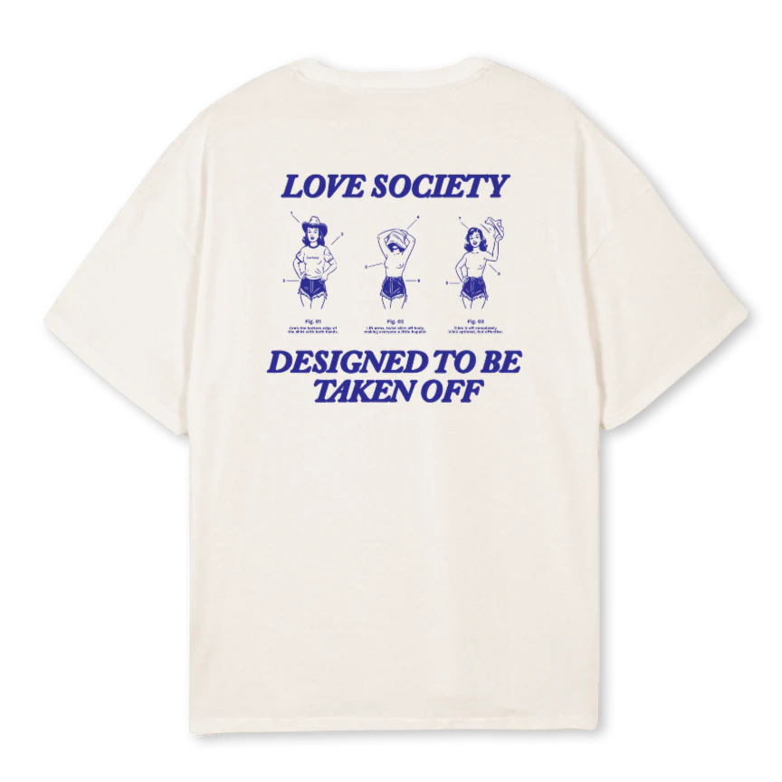 DTBTOBLUE_VWOS Vintage White Oversized Tee - Image 2
