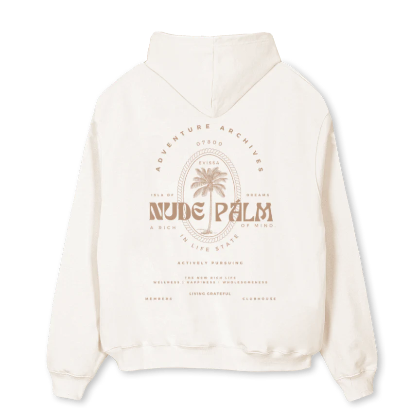 ISLANDHOODY Vintage White Oversized Hoodie. - Image 2