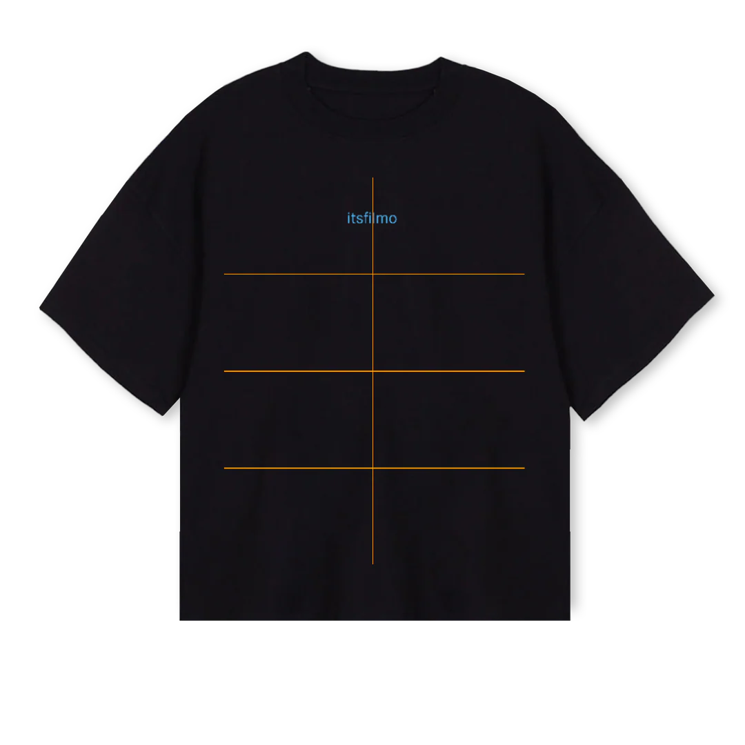 ITSCHRISTOPH_1 Black Oversized Boxy Tee.