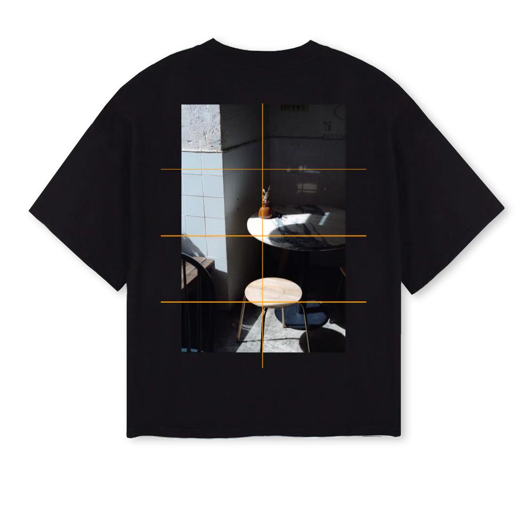 ITSCHRISTOPH_1 Black Oversized Boxy Tee. - Image 2