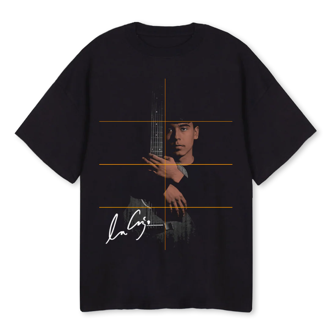 IVAN Black Oversized Tee.