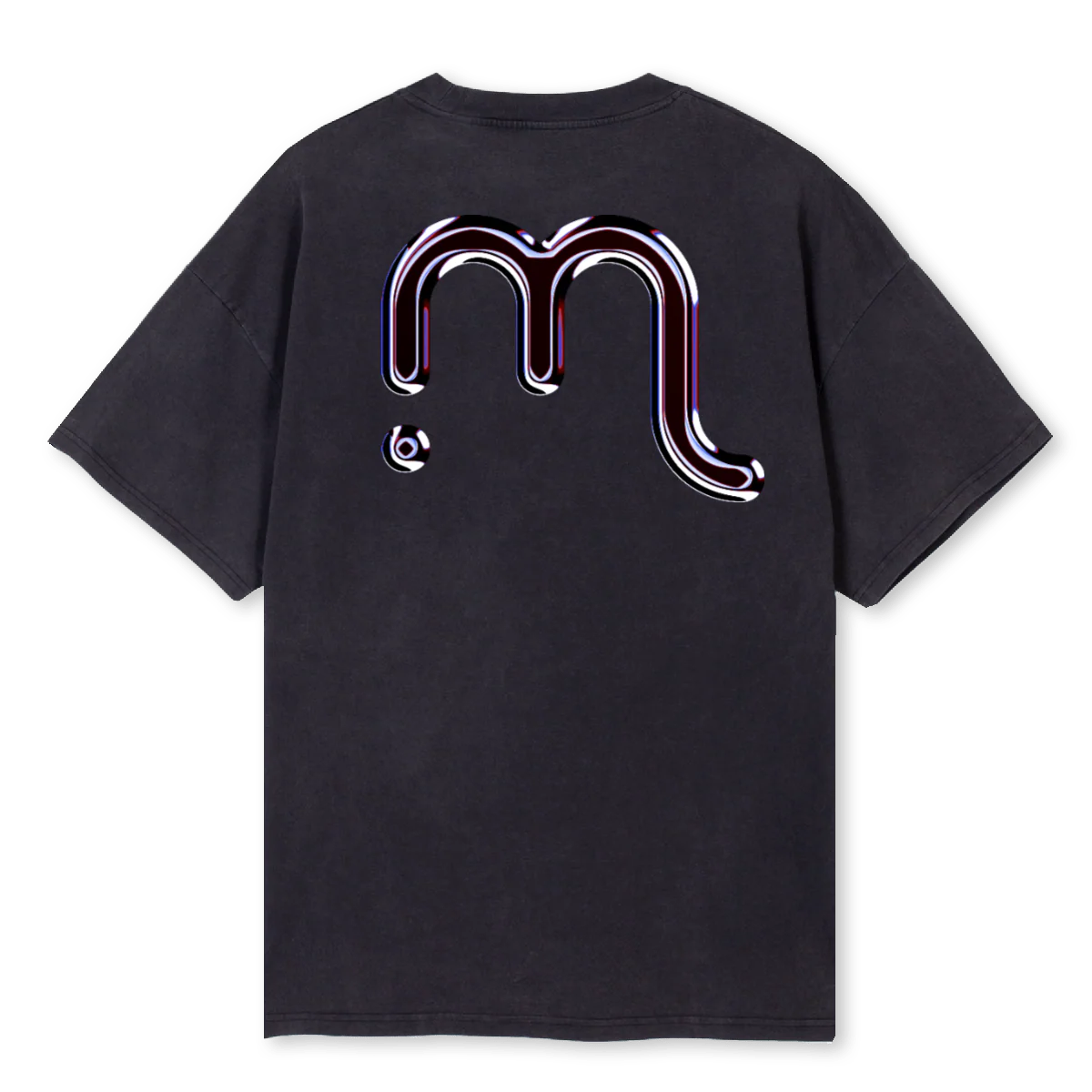 IVERSON Vintage Black Oversized Tee. - Image 2