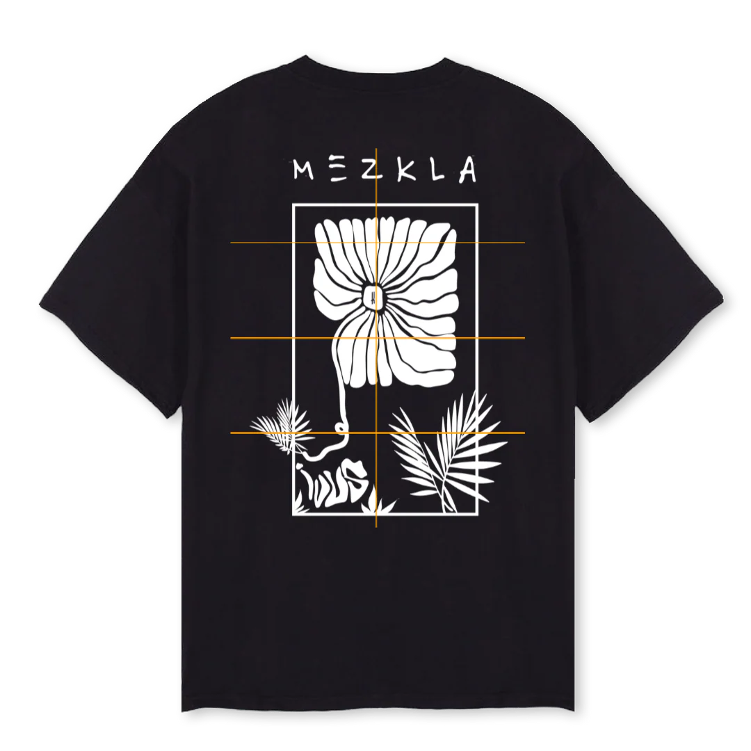 IVUSMEZKLAONE Black Oversized Tee. - Image 2