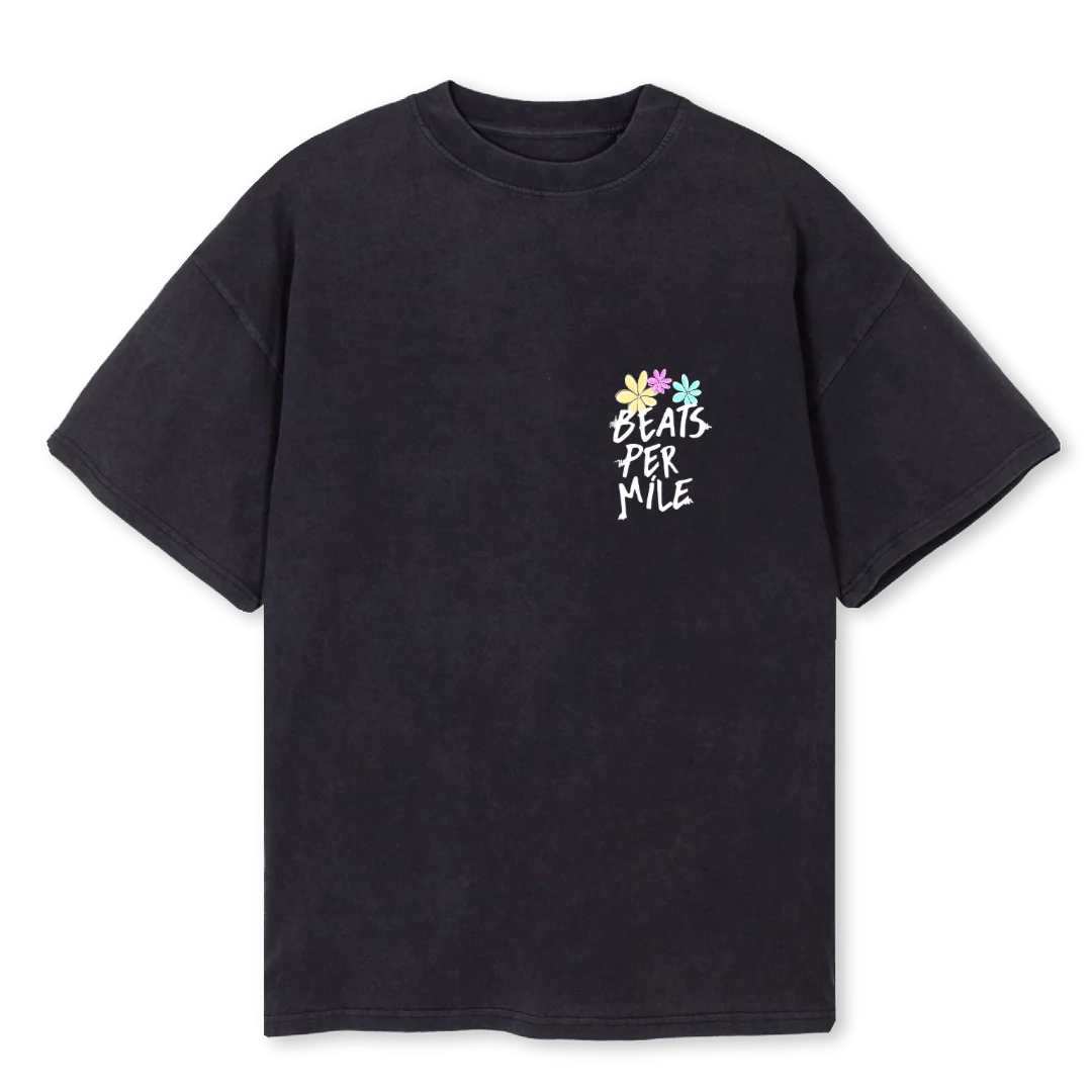 IVUSXSAMANTHAFONE Vintage Black Oversized Tee.