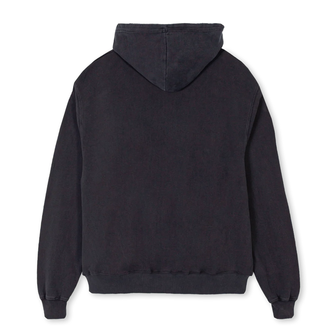 JACKET ZDQ Vintage Black Oversized Zipped Hoodie. - Image 2