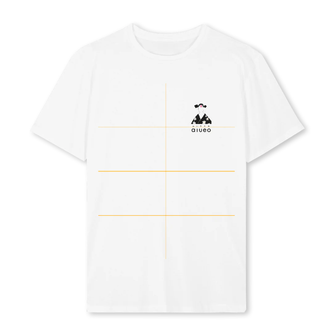 JAPANESE GIRL REGULA White Regular Tee.