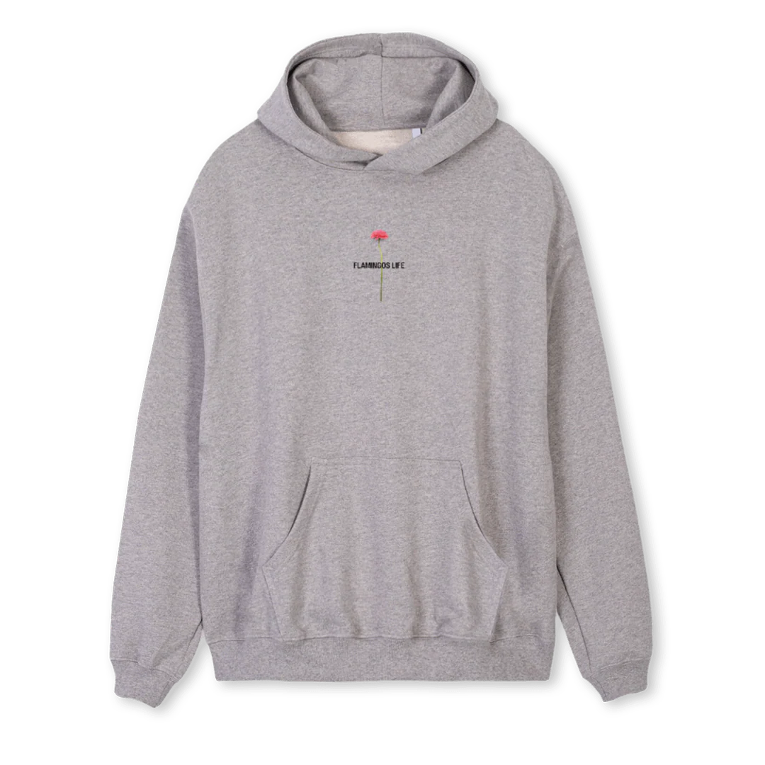 JASPEADO SUDA Grey Marl Regular Hoodie.