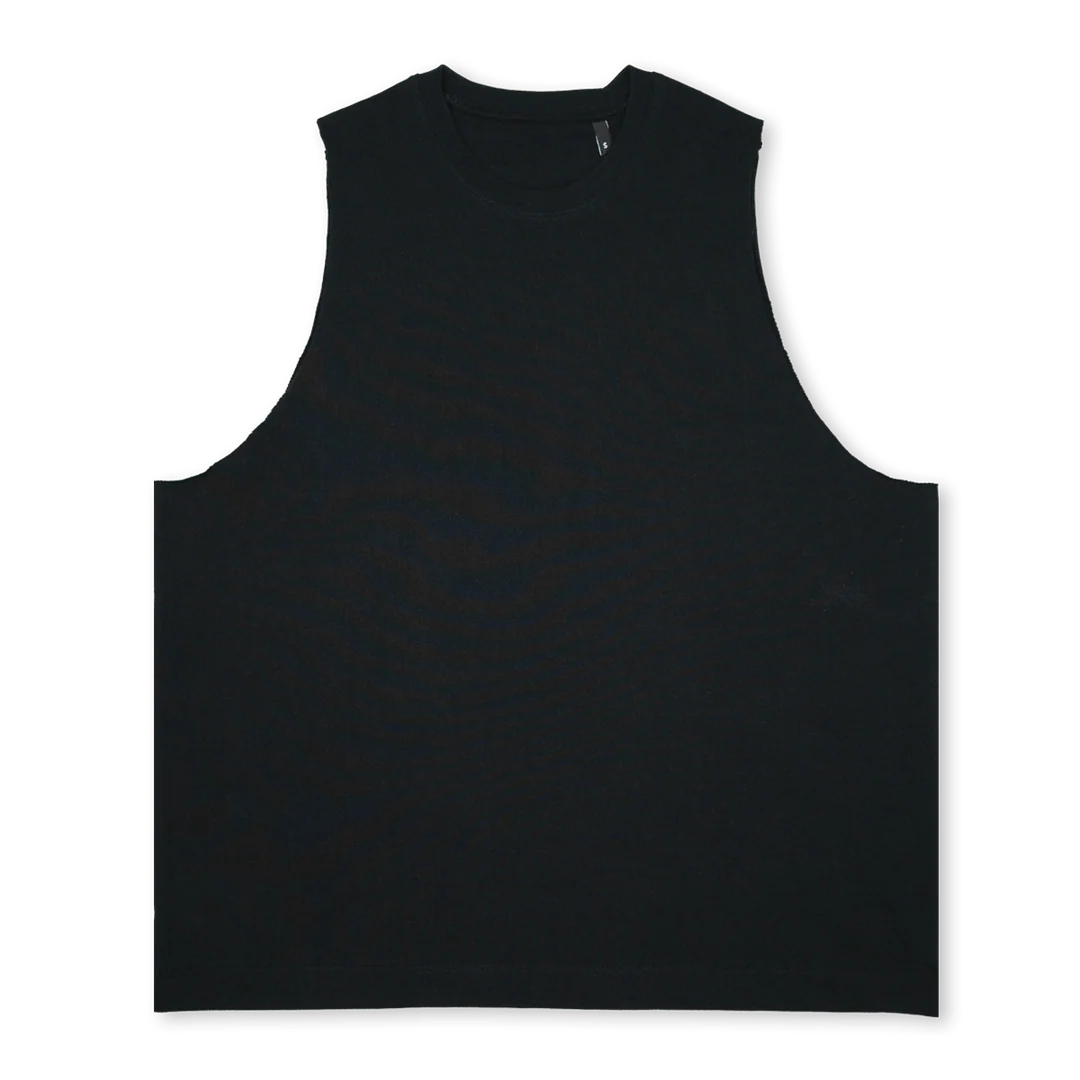 JBDOZENVEST Deep Black Oversized Vest.