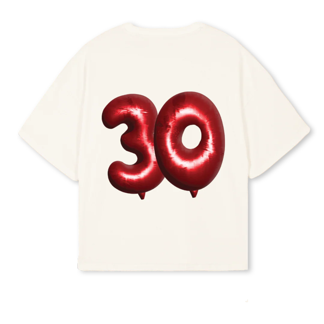 JCUSTOM Vintage White Oversized Boxy Tee. - Image 2