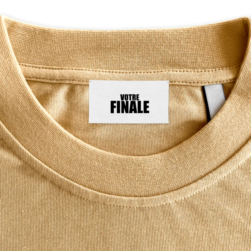 JFINALE Custom Neck Label.