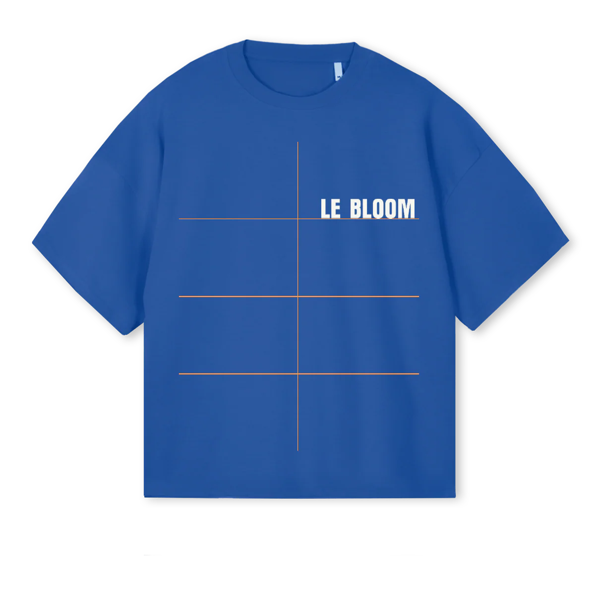 JGG Cobalt Blue Oversized Boxy Tee.