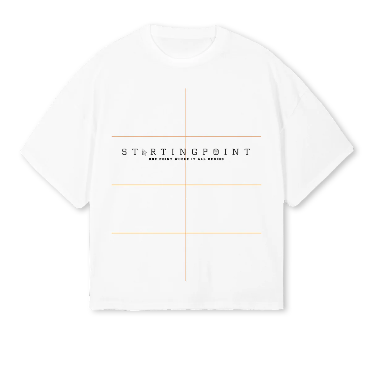 JJK White Oversized Boxy Tee.