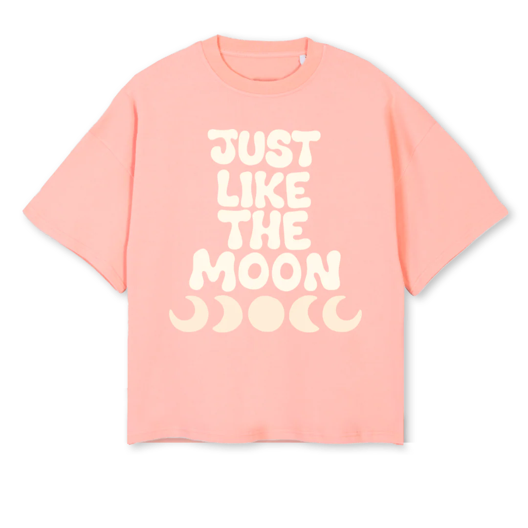 JLTM IEXIST Pink Clay Oversized Boxy Tee.