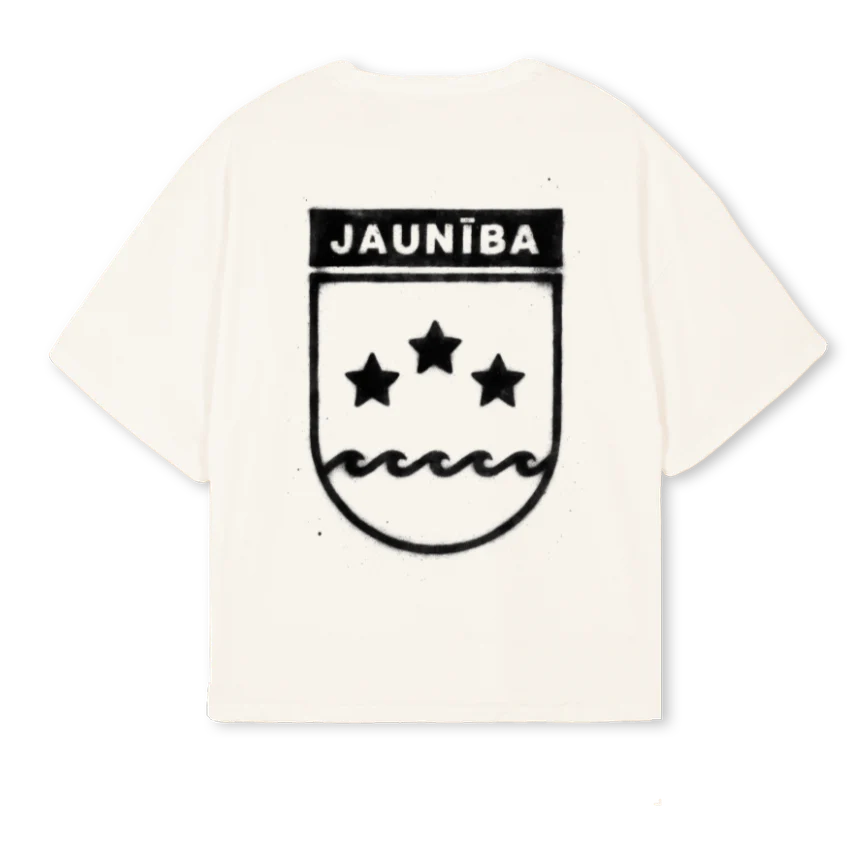 JNBCRESTWHITE Vintage White Oversized Boxy Tee. - Image 2