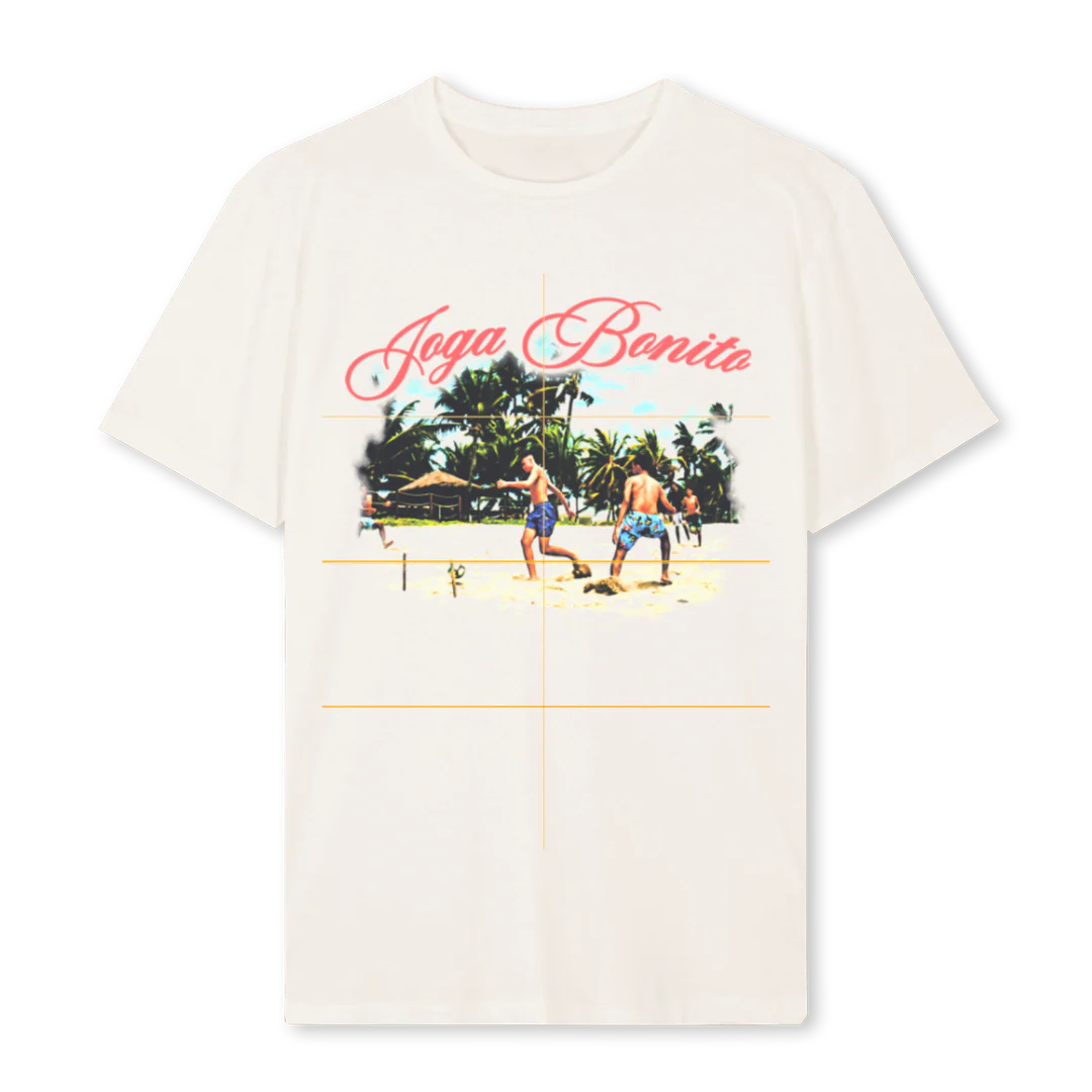 JOGA BONITO Vintage White Regular Tee.