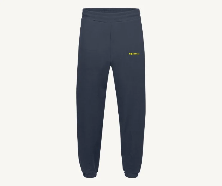JoggerNavyBlue Navy Blue Relaxed Sweatpants.