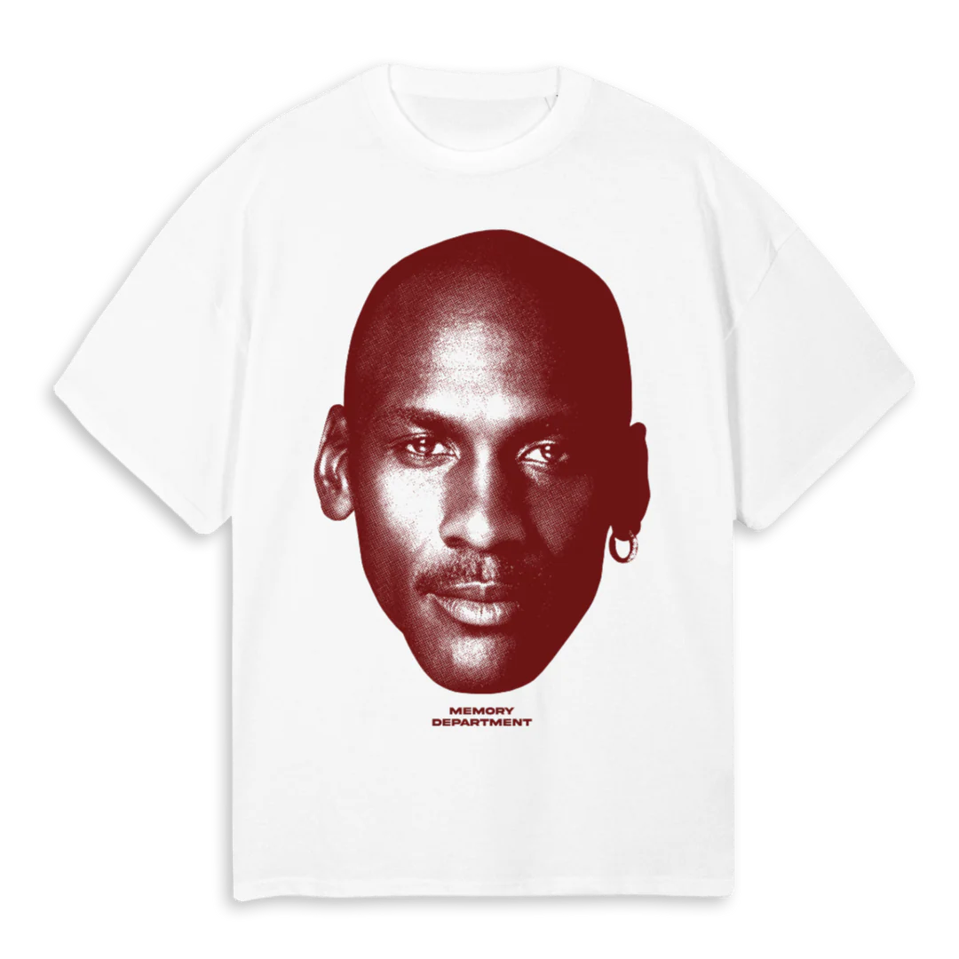 JORDAN White Oversized Tee.
